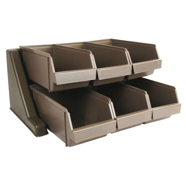 - OGZ-6, Organizer Rack & 6 Bins, 7-Piece Set