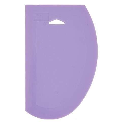 - PDS-7P, Plastic Dough Scrapers, Purple, Allergen Free, 7.5" x 4.75", 6pCS/pk