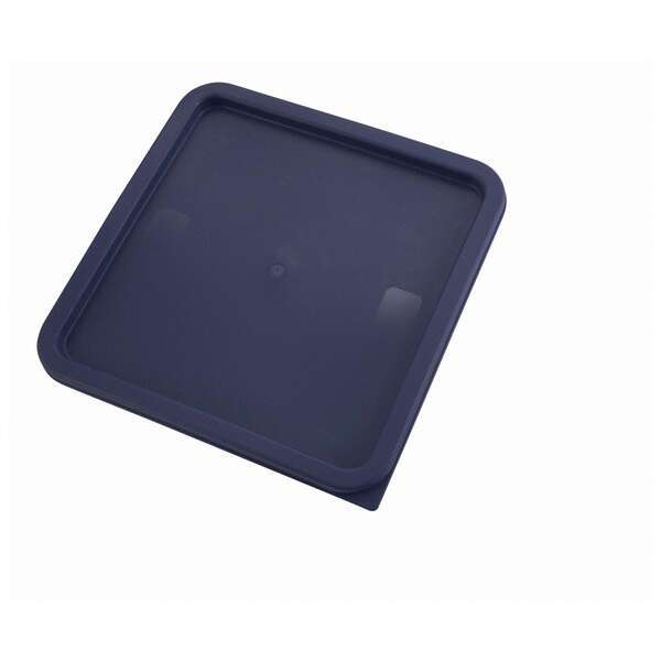 - PECC-128, Blue Polyethylene Cover for 12-, 18- and 22-Quart Square Containers, NSF