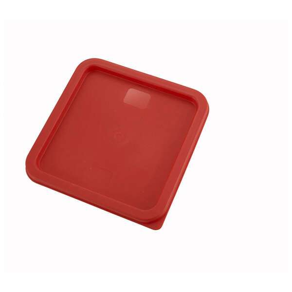 - PECC-68, Red Polyethylene Cover For 6- And 8-Quart Square Containers, NSF