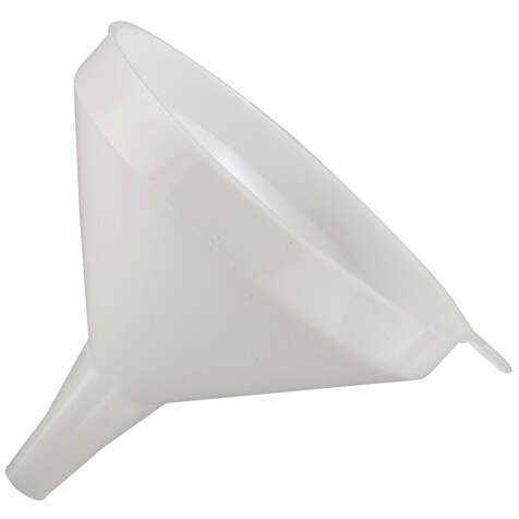 - PF-8, 8-Ounce 4-Inch Diameter Plastic Funnel