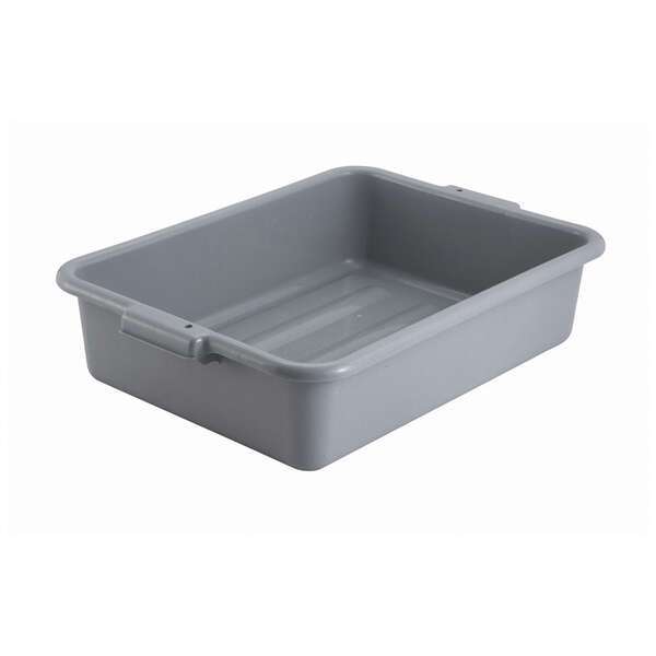 - PL-5G, 20.5x15.0x5.5-Inch Dish Box, Gray