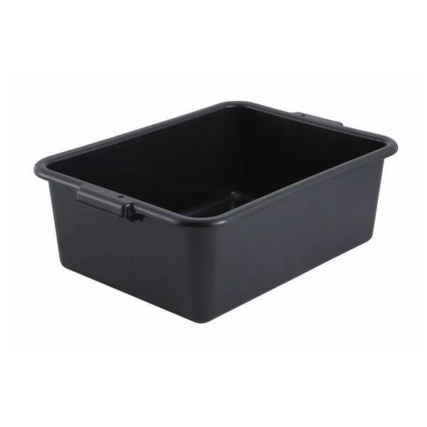 - PL-7K, 20.25x15x7-Inch Dish Box, Black