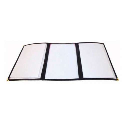 - PMCT-9U, 12x9.5-Inch Triple Fold Menu Cover, Burgundy