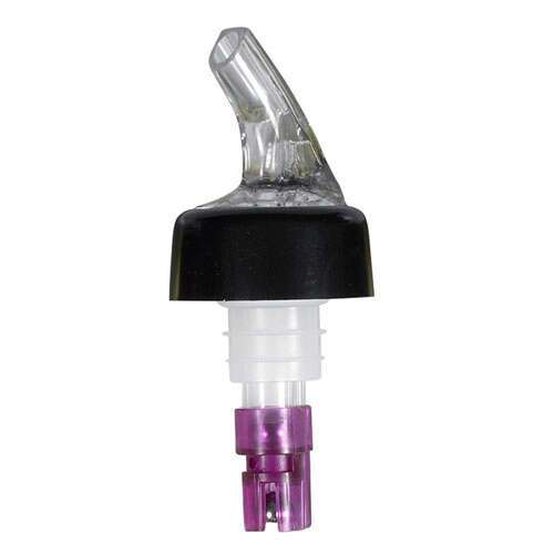 - PPA-113, 1.16-Ounce Measuring Pourer, Purple Tail with Collar, 1 Dozen