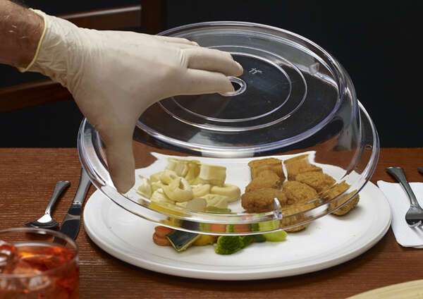 Winco PPCR-12, 12x2.5-Inch Clear Polycarbonate Plate Cover