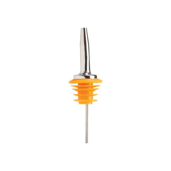 - PPM-6, Oversized Metal Liquor Pourer with Yellow Stopper, Medium Flow, DZ