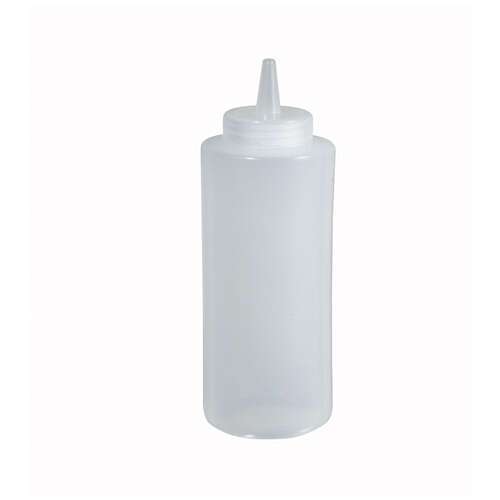 - PSB-12C, 12-Ounce Plastic Squeeze Bottle, Clear