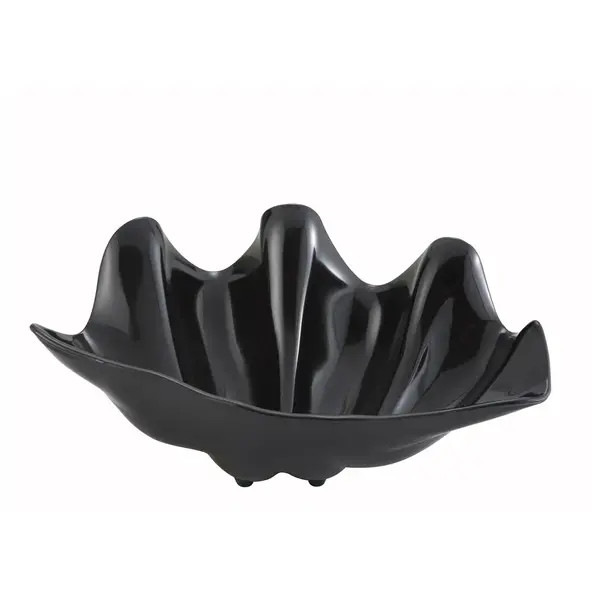 Winco PSBW-5K, 5-Quart Shell Bowls, Black