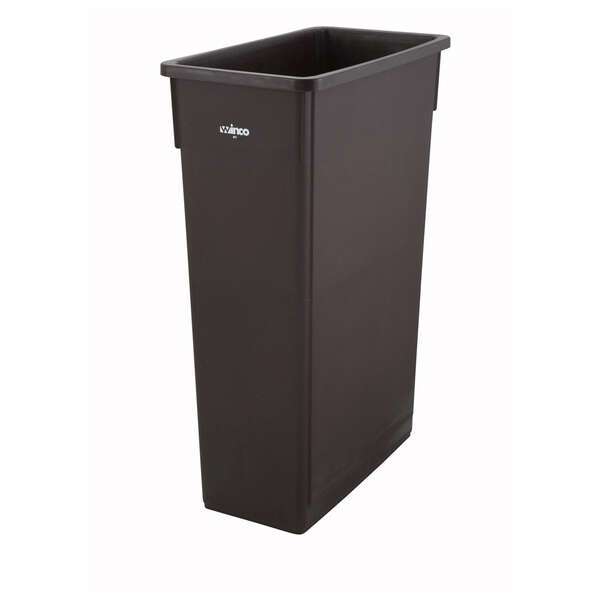 - PTC-23B, 23-Gallon Brown Slender Trash Can, EA (Cover Not Included)