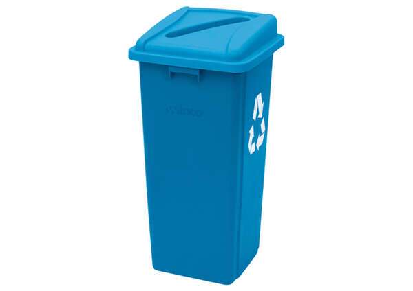 PTCSP-23L, Blue Plastic Paper Recycling Lid for PTCS-23L Bin