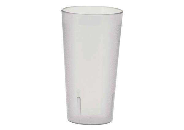 PTP-08C, 8-Ounce Clear Pebbled Plastic Tumblers, 1 Dozen