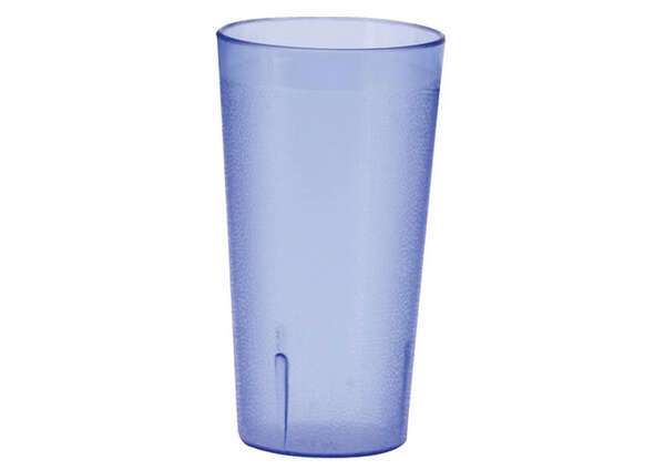 PTP-09B, 9.5-Ounce Blue Pebbled Plastic Tumblers, 1 Dozen
