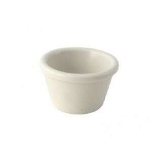 - RP-2B, 2-Ounce Plain Melamine Ramekins, Bone, 1 Dozen