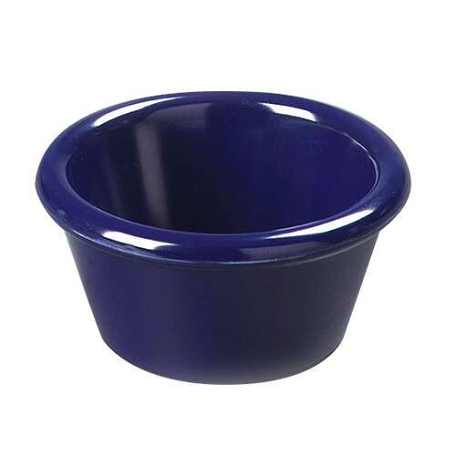 Winco RP-6NY, 6-Ounce Plain Melamine Ramekins, Navy Blue, 1 Dozen