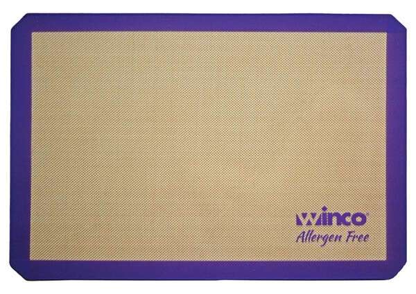 - SВЅ-21PP, Purple Silicone Baking Mat, Two Third-size 14-7/16" x 20.5", Allergen Free