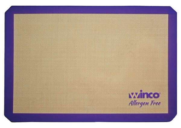 - SВЅ-24PP, Purple Silicone Baking Mat, Full-size, 16-3/8" x 24.5", Allergen Free