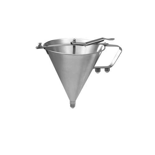 - SF-7, 32 Oz Capacity 7.5-Inch Diameter 8.25-Inch High Stainless Steel Confectionery Funnel with Three Nozzles