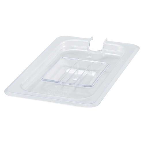 - SP7400C, One-Fourth Size Polycarbonate Food Pan Slotted Cover, NSF