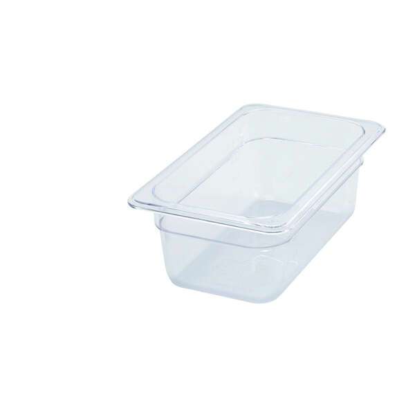 - SP7404, 4-Inch Deep One-Fourth Size Polycarbonate Food Pan, NSF