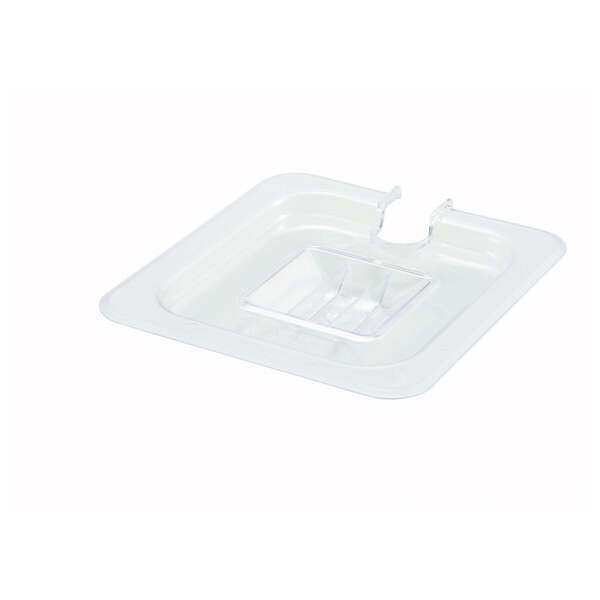 - SP7600C, One-Sixth Size Polycarbonate Food Pan Slotted Cover, NSF