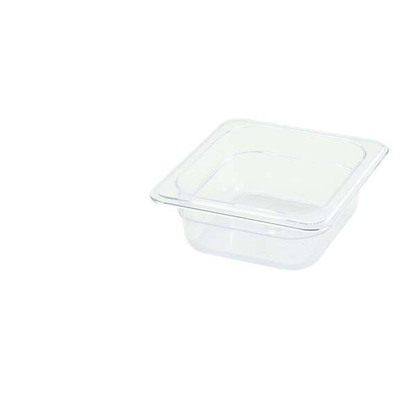 - SP7602, 2.5-Inch Deep One-Sixth Size Polycarbonate Food Pan, NSF