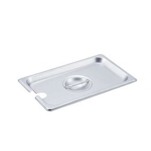 - SPCN, One-Ninth Size Slotted Stainless Steel Steam Table Pan Cover, NSF