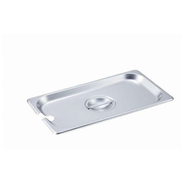 - SPCT, One-Third Size Slotted Stainless Steel Steam Table Pan Cover, NSF