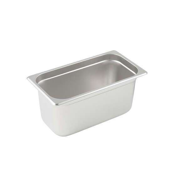 - SPJL-306, 6-Inch Deep, One-Third Size Anti-Jamming Steam Table Pan, 25 Gauge, NSF