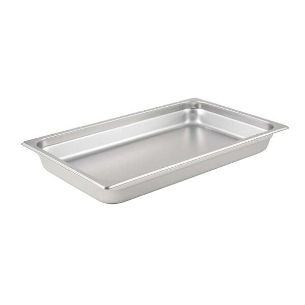 - SPJP-102, 2.5-Inch Deep Full Size Anti-Jamming Steam Table Pan, NSF
