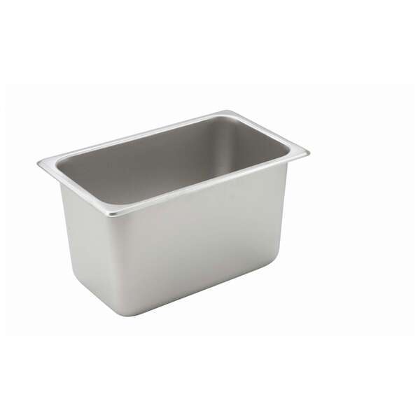 Winco SPQ6, 6-Inch Deep, Quarter-Size Steam Table Pan, NSF