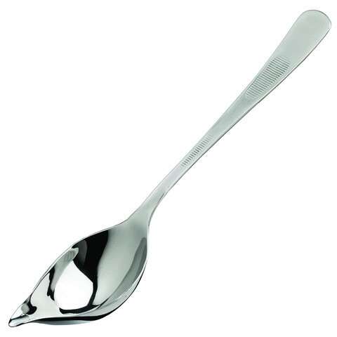 - SPS-TS8, 8-Inch Saucier Plating Spoon with Tapered Spout