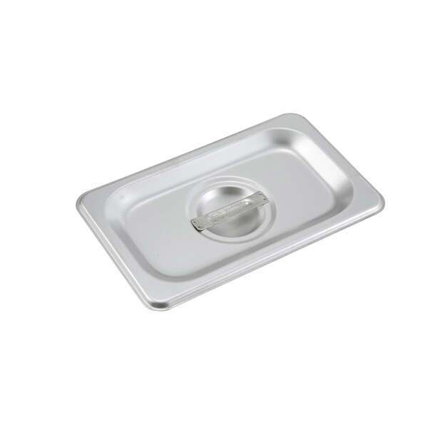 - SPSCN, One-Ninth Size Solid Stainless Steel Steam Table Pan Cover, NSF