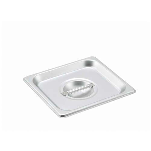 - SPSCS, One-Sixth Size Solid Stainless Steel Steam Table Pan Cover, NSF