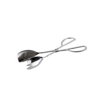 - ST-105SF, 10.5-Inch Salad Tong, Spoon Fork Scissor Style, Stainless Steel