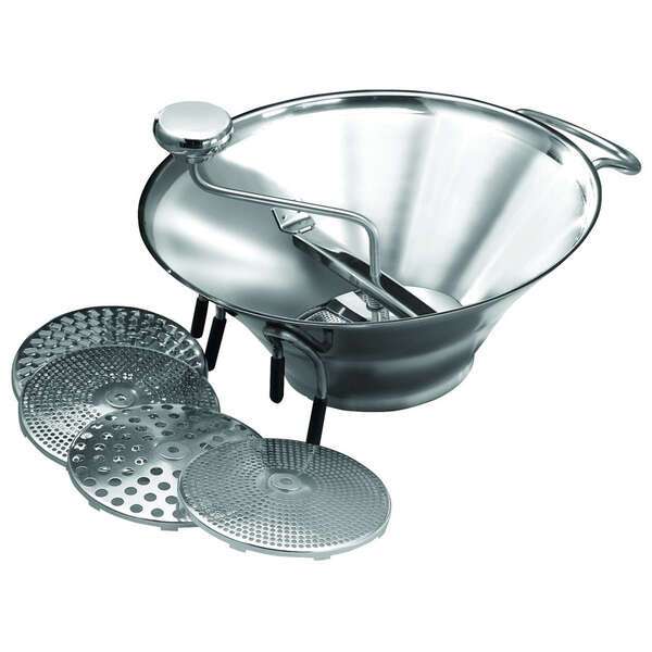 - SVM-12, Stainless Steel Food Mill with 5 Grids