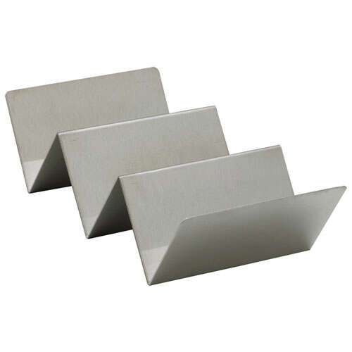 - TCHS-23, 2-3 Compartments Taco Holder, Stainless Steel