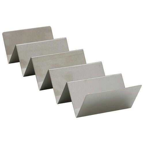- TCHS-45, 4-5 Compartments Taco Holder, Stainless Steel