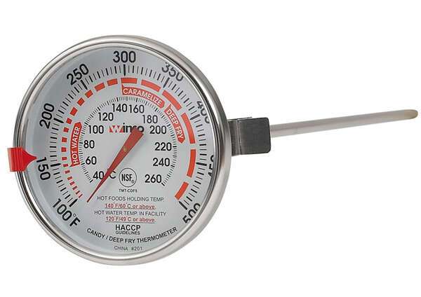 - TMT-CDF5, 3-Inch Dial Candy Deep Fry Thermometer, NSF