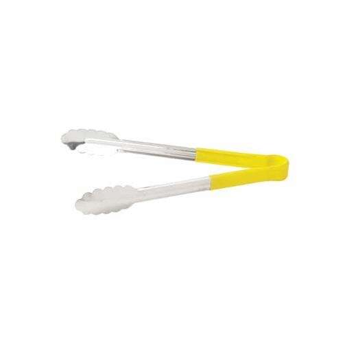 - UT-16HP-Y, 16-Inch Heavy Duty Tong with Yellow Plastic Handle