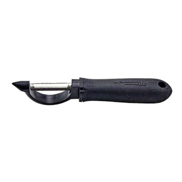 - VP-304, 7.5-inch Serrated Edge Straight Peeler with Soft Grip Handle, NSF