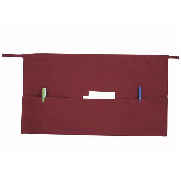 Winco WA-1221R, 22x12-Inch, Burgundy Waist Apron