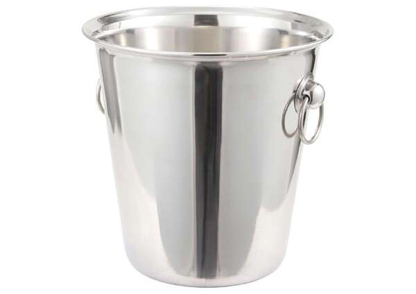 - WB-4, 4-Quart Stainless Steel Wine Bucket
