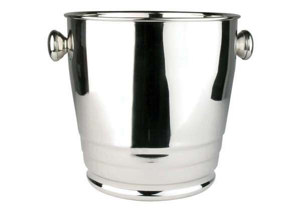 - WB-4HV, 4-Quart Heavy Stainless Steel Wine Bucket with Ribs