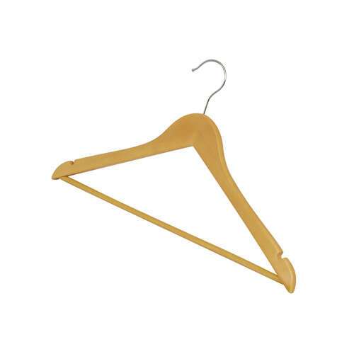 - WCH-1, Maple Hardwood Coat Hangers, 1 Dozen