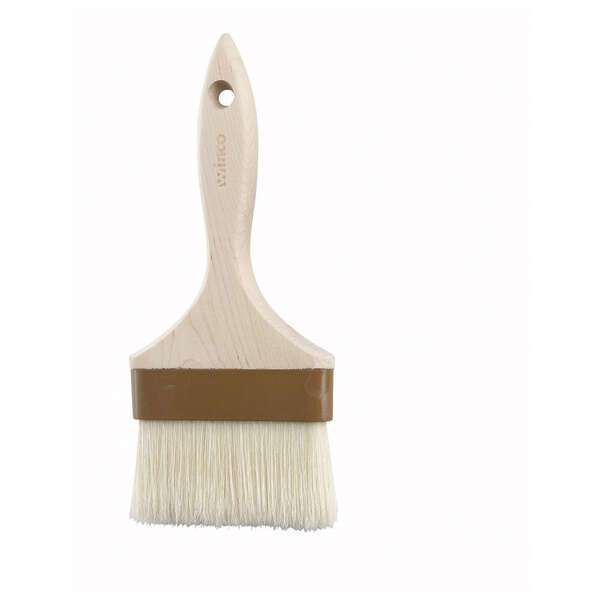 - WFB-40, 4-Inch Flat Pastry Brush with Wooden Handle