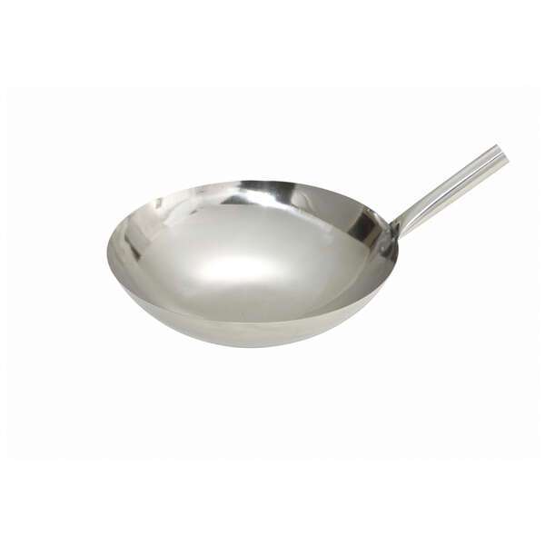 - WOK-14N, 14-Inch Stainless Steel Wok Nailed Joint