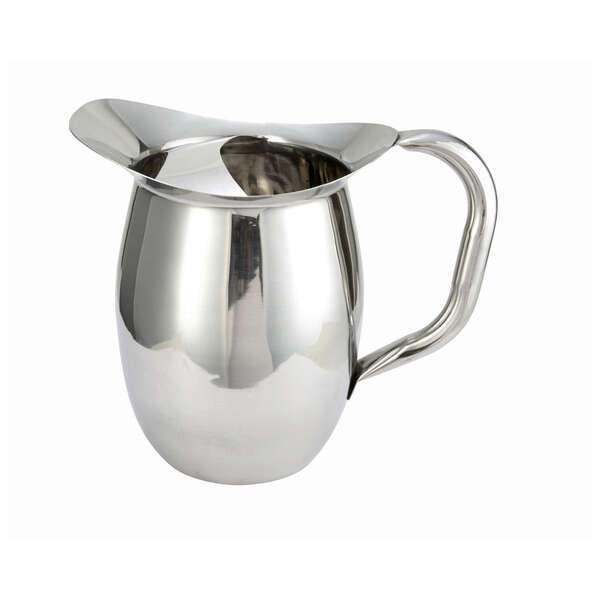 - WPB-3C, 3-Quart Stainless Steel Deluxe Bell Pitcher with Ice Catcher
