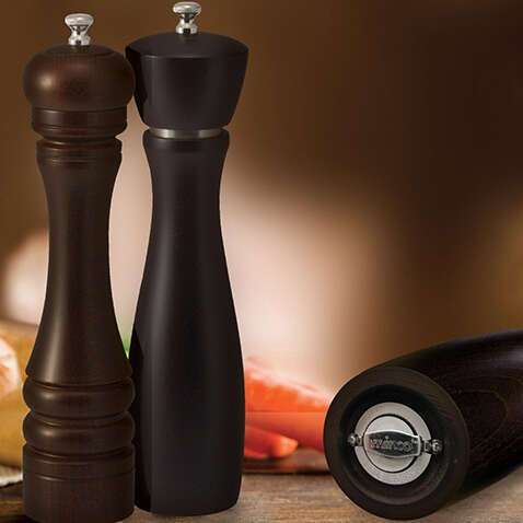 WPM-8CD, 8-Inch Maestro Modern Pepper Mill, Dark Color Beech Wood