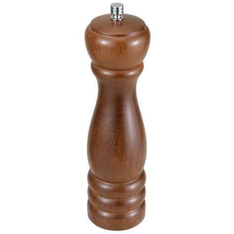 Winco WPM-8TL, 8-Inch Maestro Classic Pepper Mill, Light Color Beech Wood
